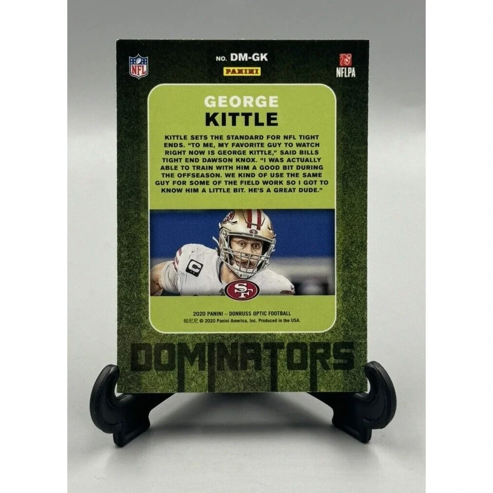 2020 Optic Dominators Insert GEORGE KITTLE San Francisco 49ers‎ #DM-GK